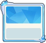 Frosty Party Name Card