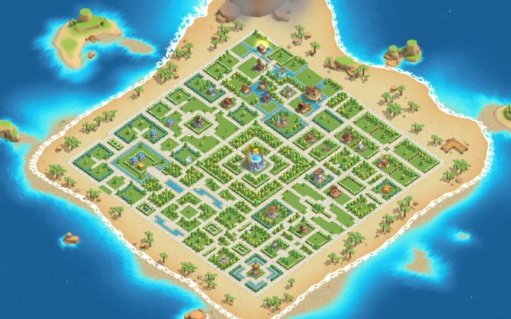 Canal gardens layout